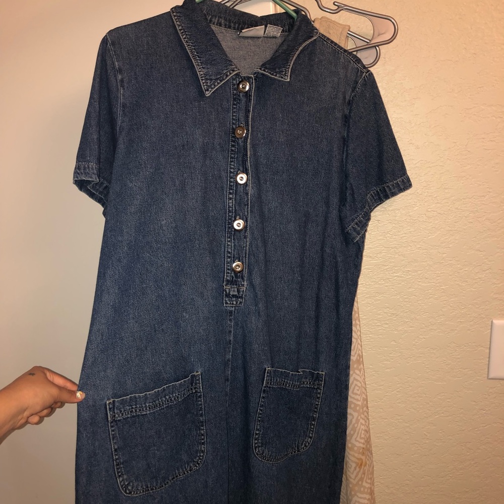 Denim dress
